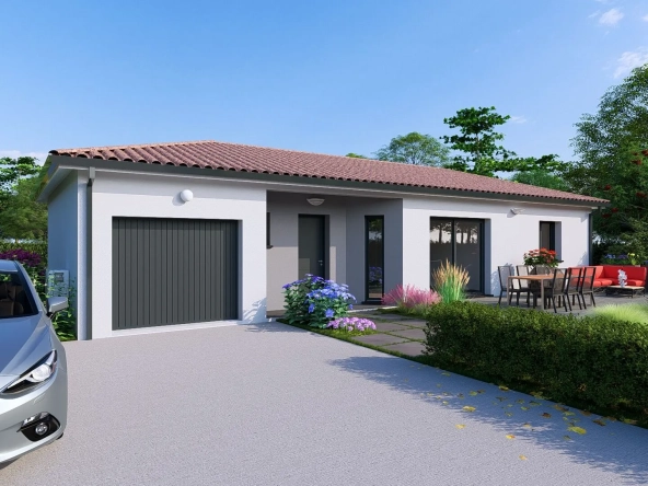 Maison neuve 4 pièces avec garage à Buzet-sur-Tarn - Livraison 2025