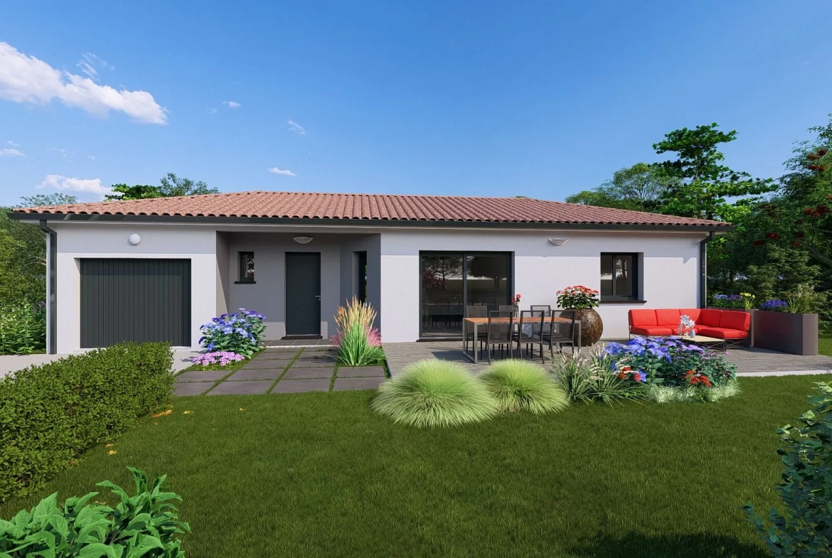 Maison neuve 4 pièces avec garage à Buzet-sur-Tarn - Livraison 2025 