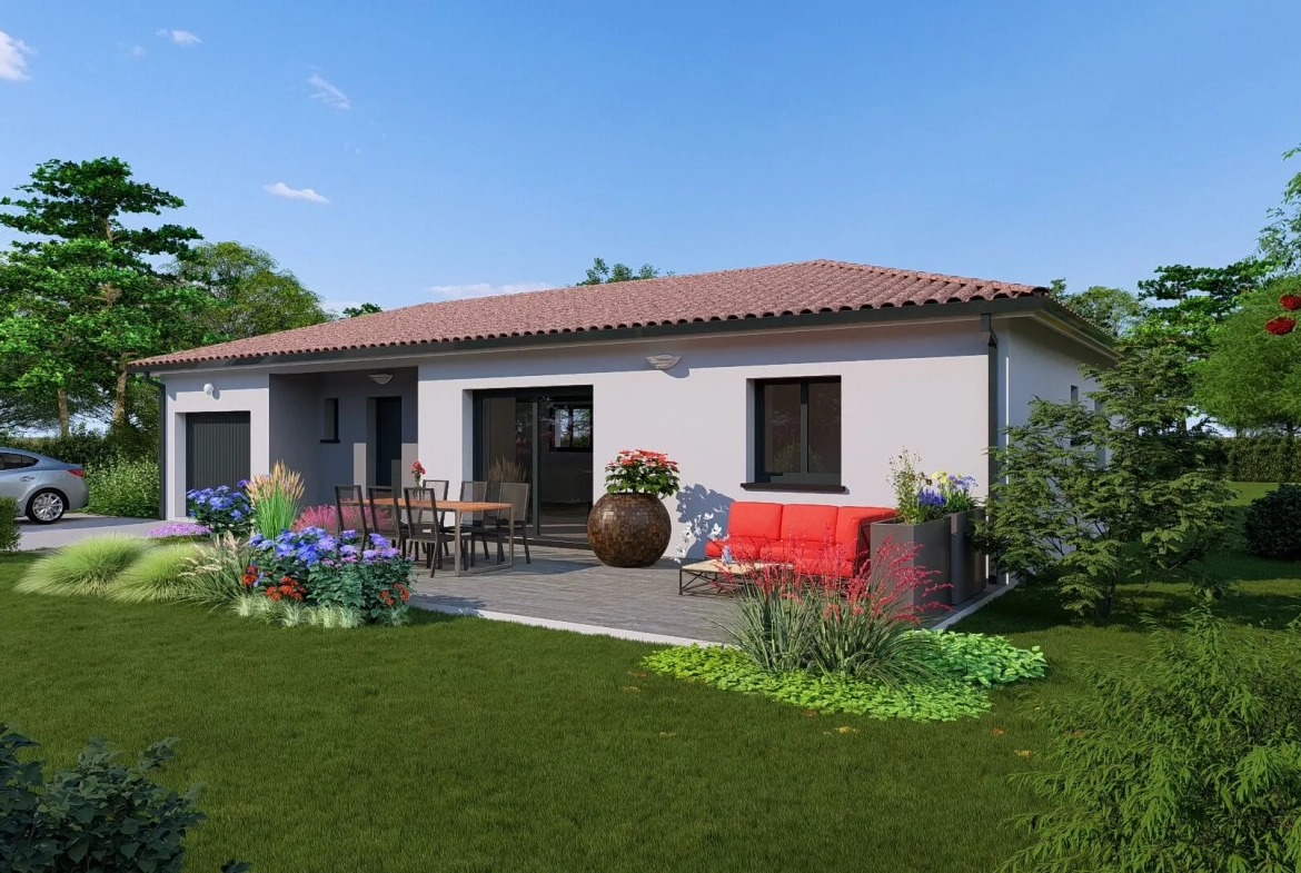 Maison neuve 4 pièces avec garage à Buzet-sur-Tarn - Livraison 2025 