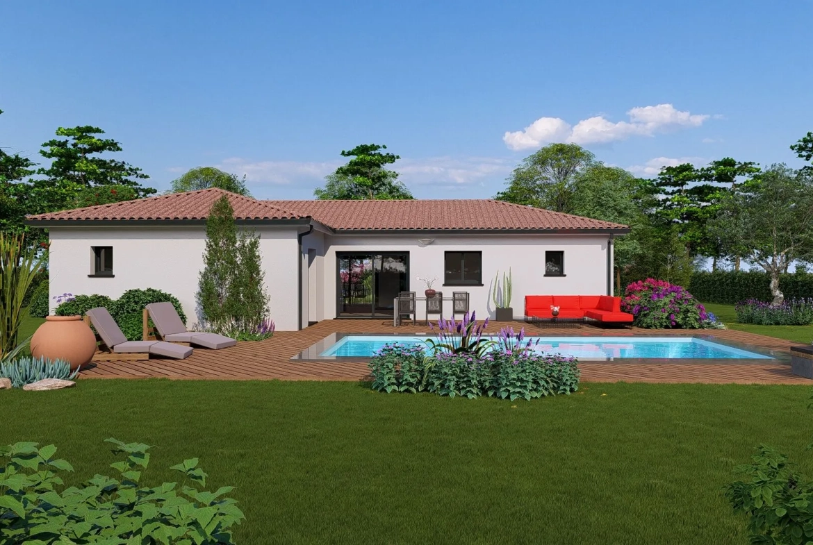 Maison neuve 4 pièces avec garage à Buzet-sur-Tarn - Livraison 2025 