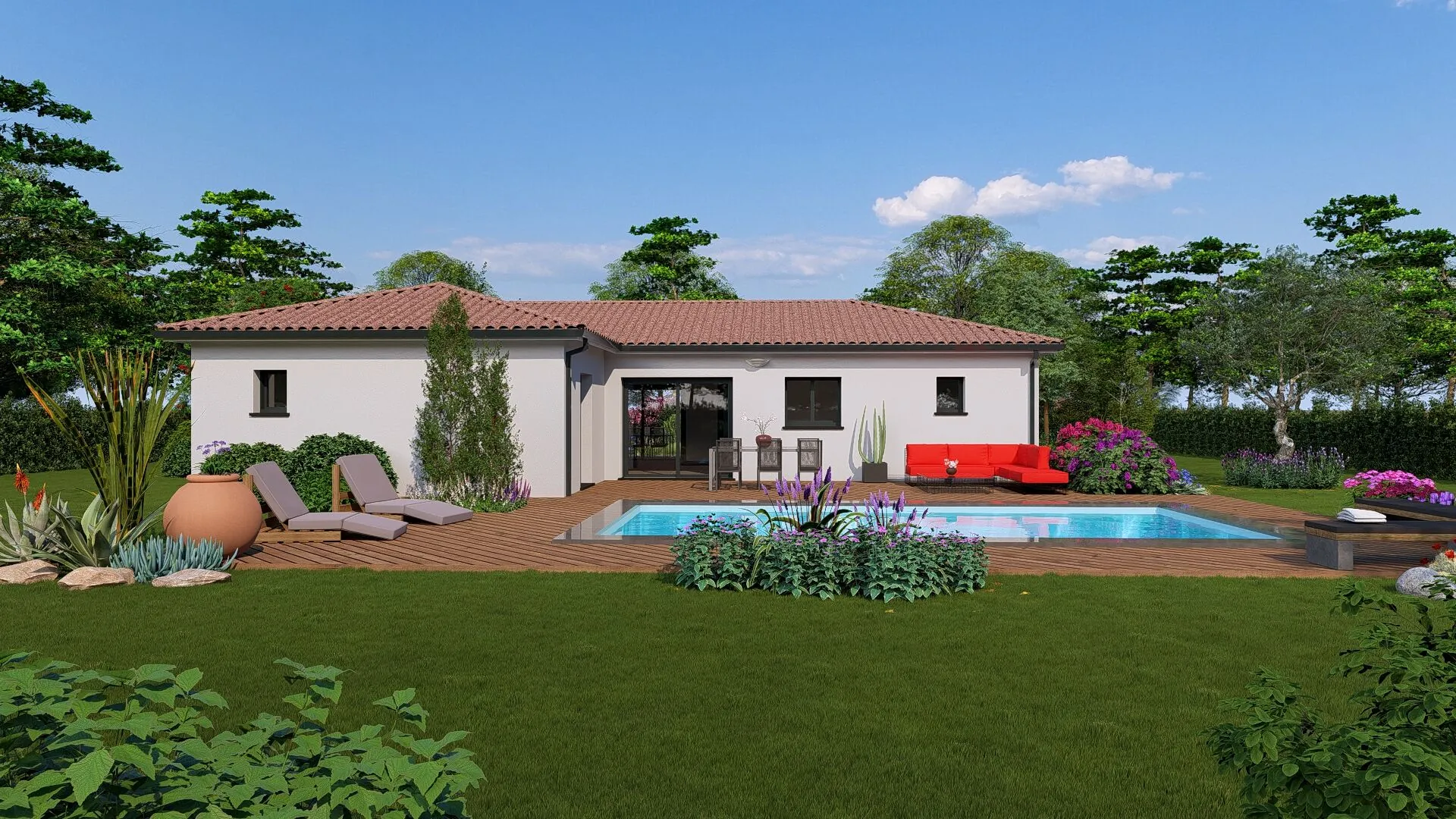 Maison neuve 4 pièces avec garage à Buzet-sur-Tarn - Livraison 2025 