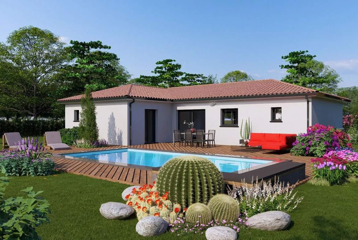 Maison neuve 4 pièces avec garage à Buzet-sur-Tarn - Livraison 2025 