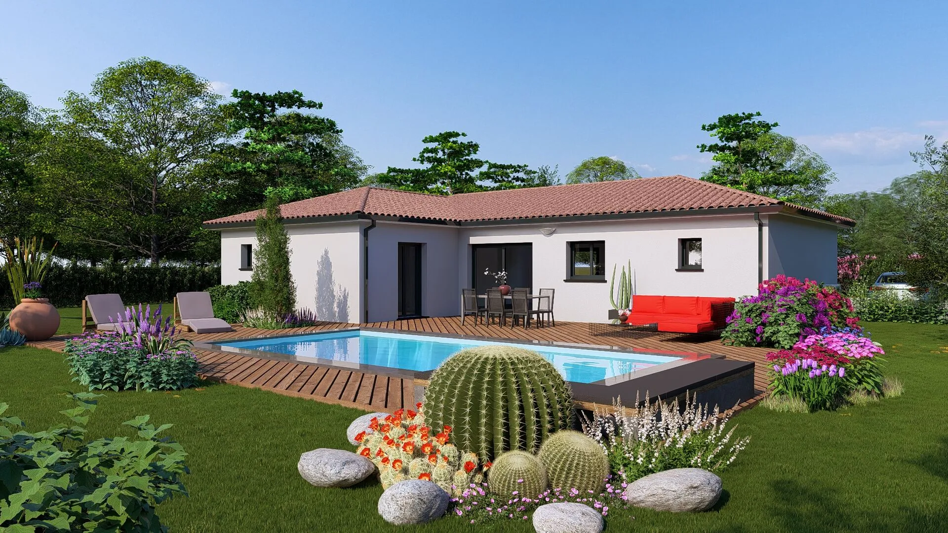 Maison neuve 4 pièces avec garage à Buzet-sur-Tarn - Livraison 2025 