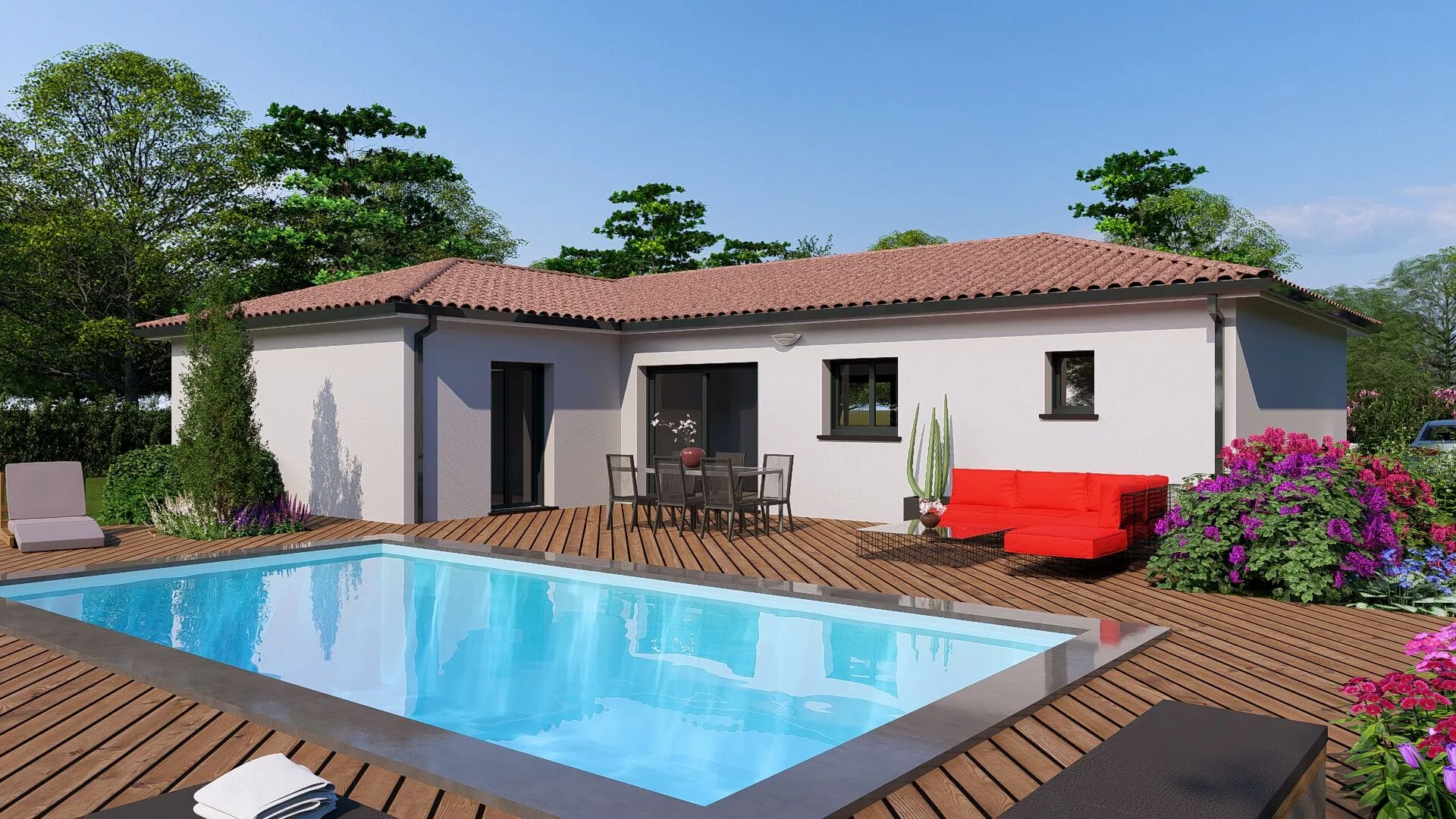 Maison neuve 4 pièces avec garage à Buzet-sur-Tarn - Livraison 2025 