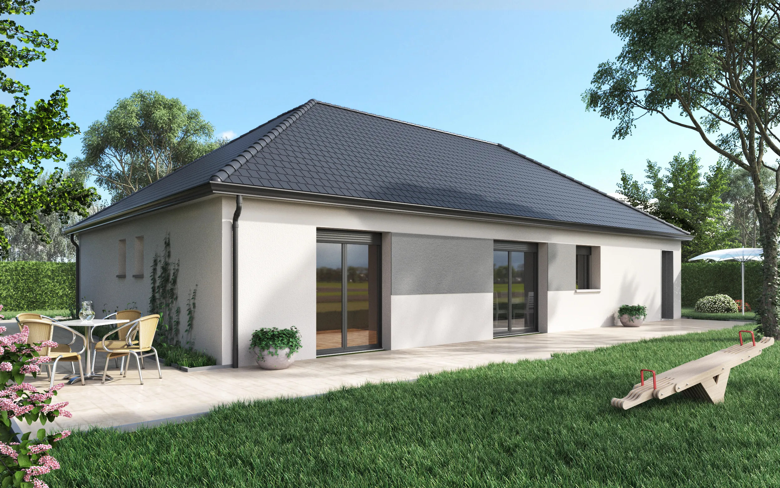 Maison neuve basse consommation à Marolles – Personnalisable et connectée 