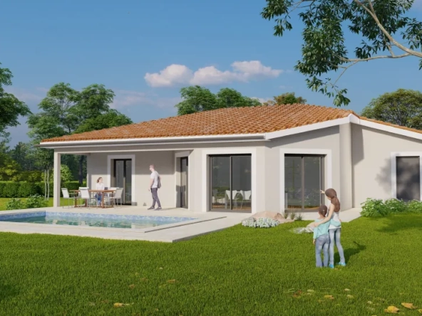 Maison Moderne à Tramayes avec 4 Chambres et Garage - Projet Sur Mesure