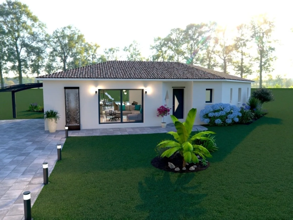 Maison individuelle moderne de 135m² à Marmande, idéalement conçue avec suite parentale et garage