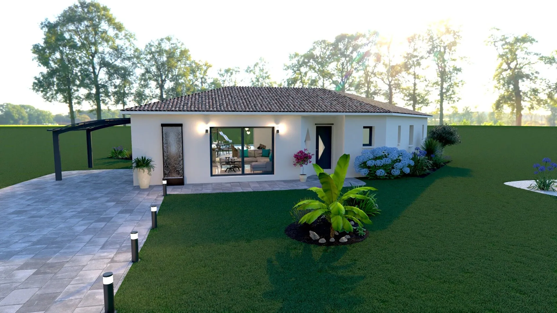 Maison individuelle moderne de 135m² à Marmande, idéalement conçue avec suite parentale et garage 