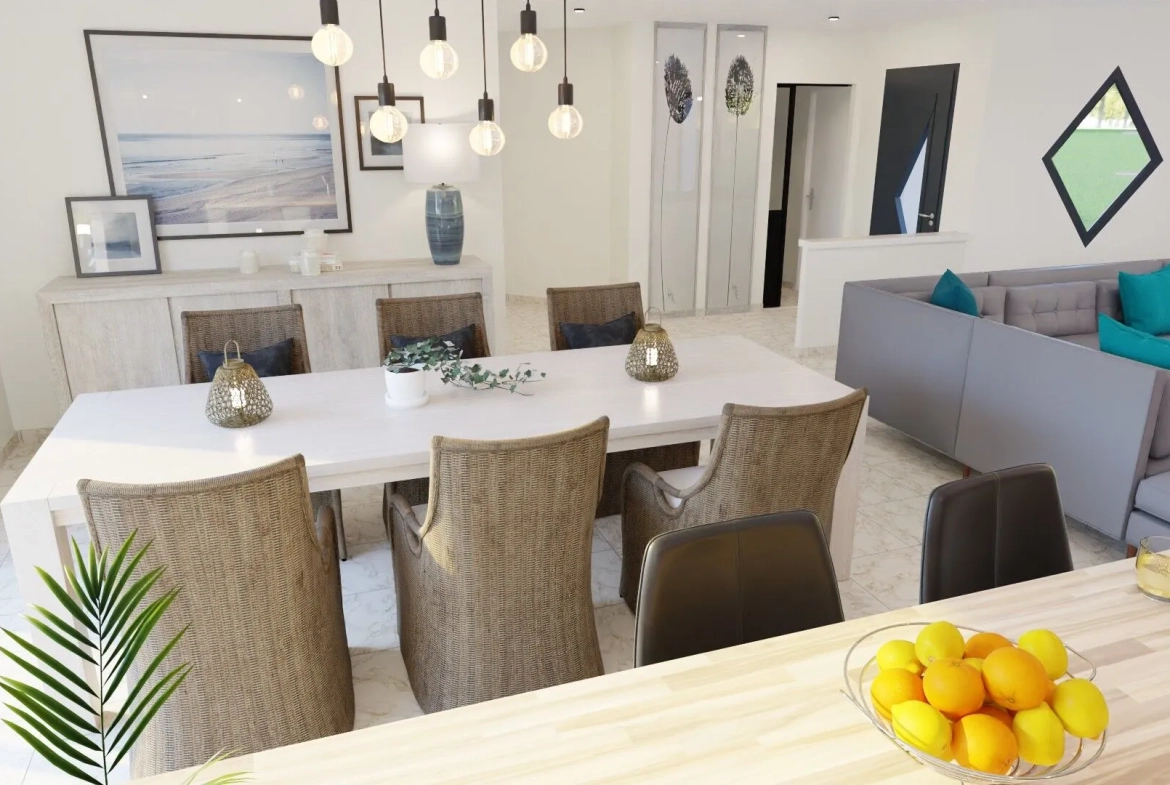 Maison individuelle moderne de 135m² à Marmande, idéalement conçue avec suite parentale et garage 
