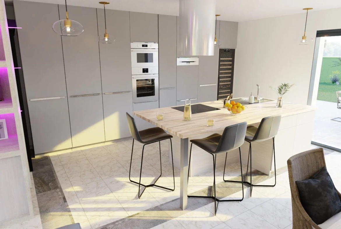 Maison individuelle moderne de 135m² à Marmande, idéalement conçue avec suite parentale et garage 