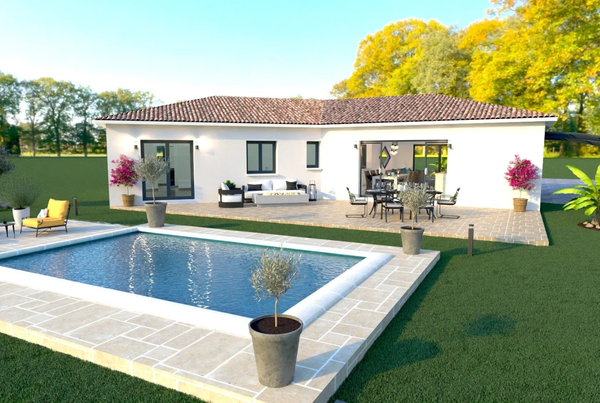 Maison individuelle moderne de 135m² à Marmande, idéalement conçue avec suite parentale et garage 