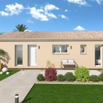 Maison basse consommation avec 3 chambres et jardin privatif à Bellebat