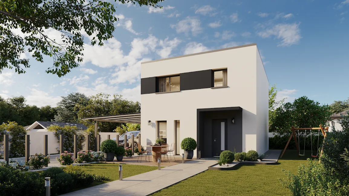 Maison neuve à Troyes avec 3 chambres et terrain de 600 m² 