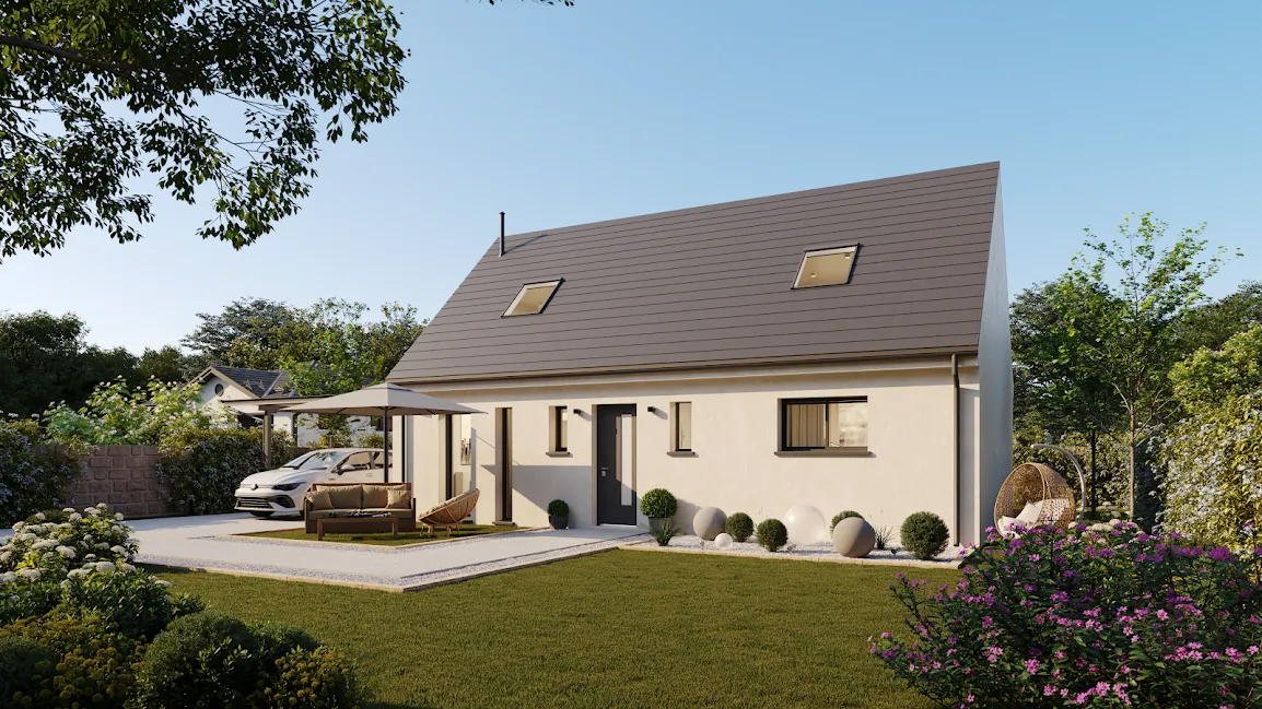 Maison neuve à Troyes avec 3 chambres et terrain de 600 m² 