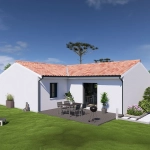 Maison neuve 90 m² avec 3 chambres à Pissos, construction moderne