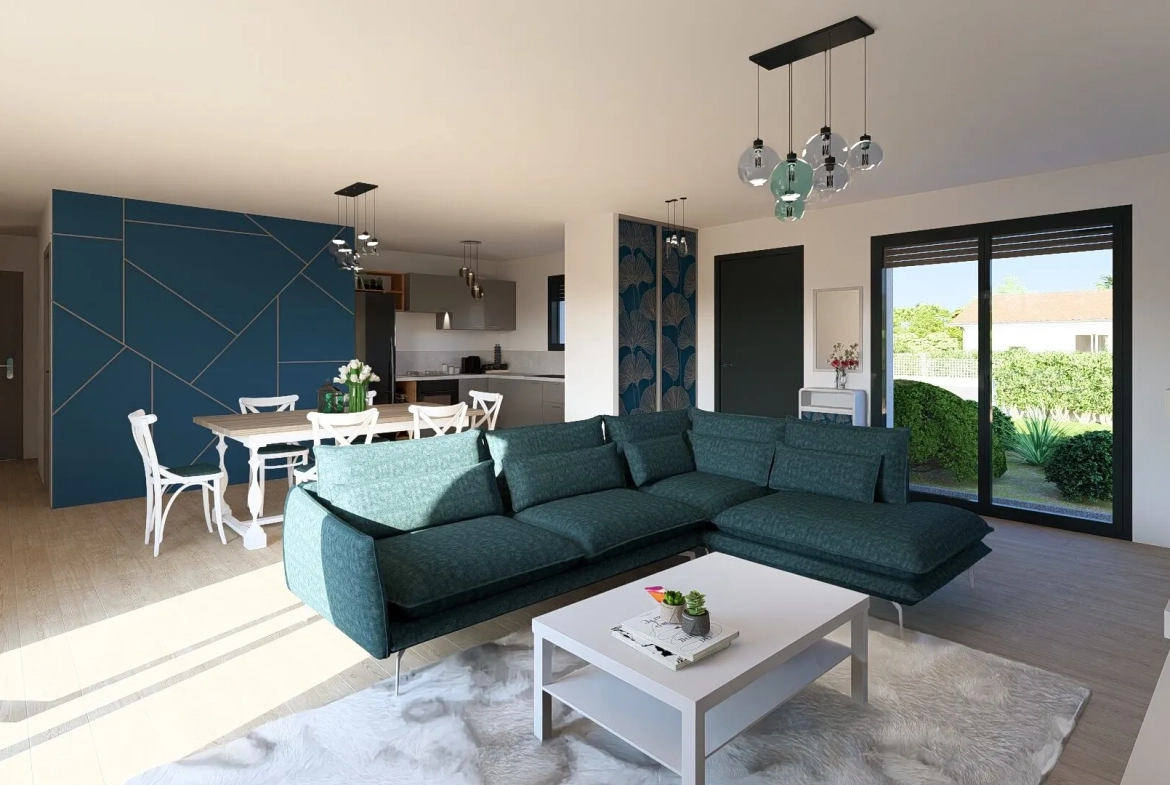 Maison neuve 90 m² avec 3 chambres à Pissos, construction moderne 