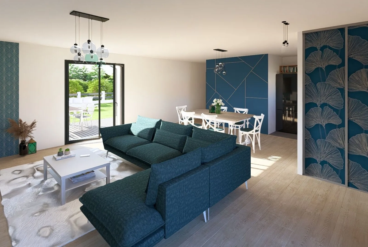 Maison neuve 90 m² avec 3 chambres à Pissos, construction moderne 