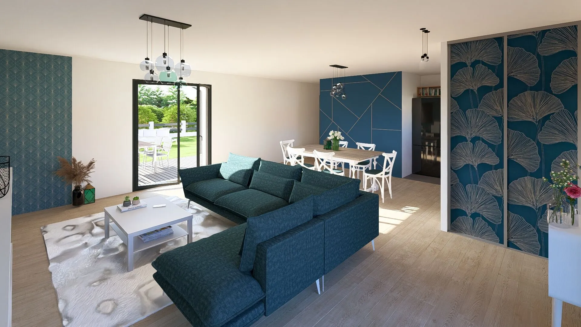 Maison neuve 90 m² avec 3 chambres à Pissos, construction moderne 