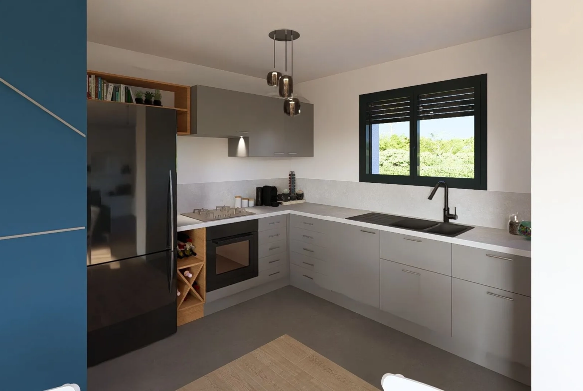 Maison neuve 90 m² avec 3 chambres à Pissos, construction moderne 