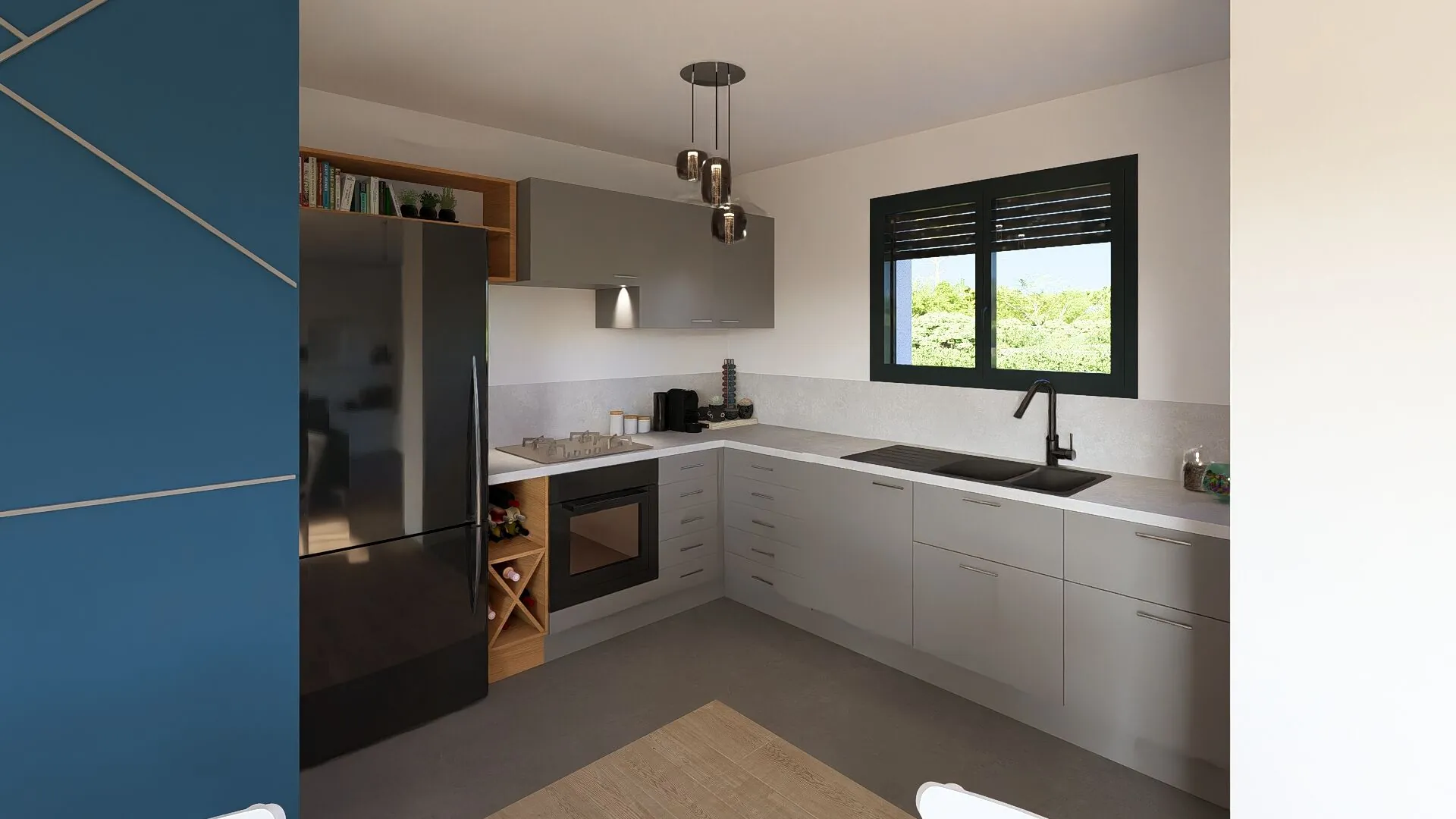 Maison neuve 90 m² avec 3 chambres à Pissos, construction moderne 