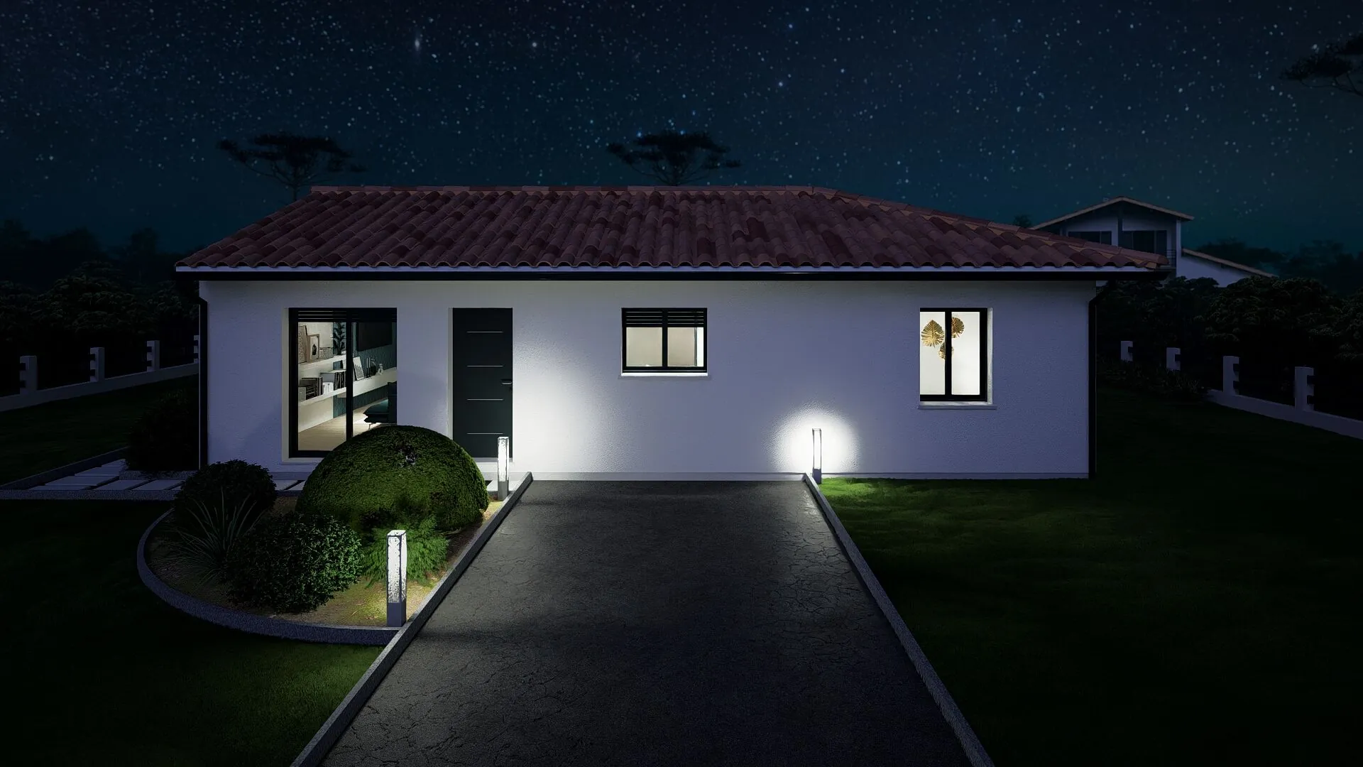 Maison neuve 90 m² avec 3 chambres à Pissos, construction moderne 
