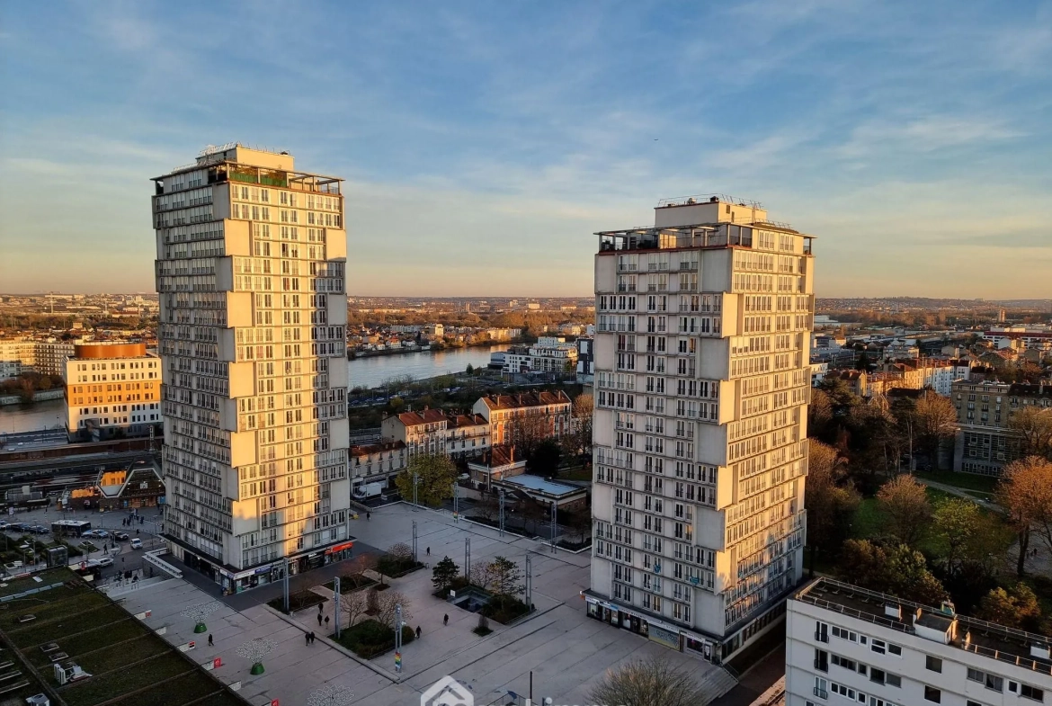 Appartement 4 pièces rénové de 76m² à Choisy-le-Roi avec cave et box 