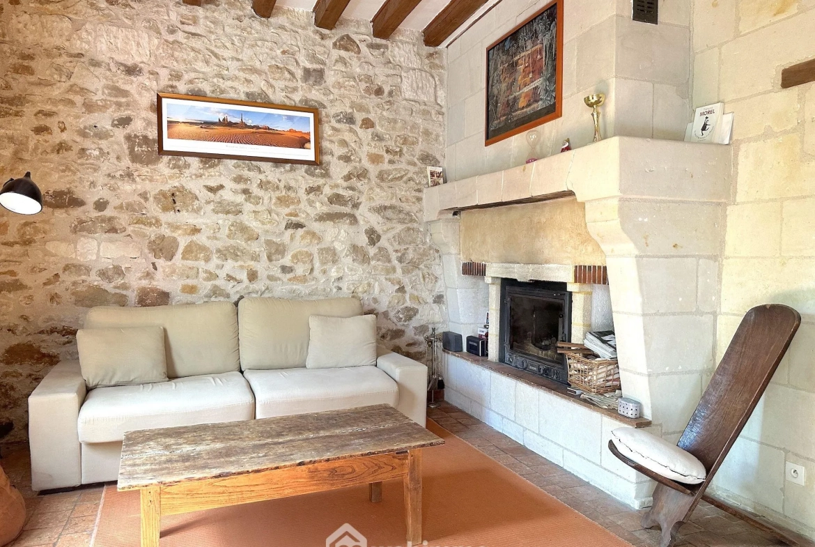 Charmante maison avec jardin et dépendance à Saint Rémy la Varenne 