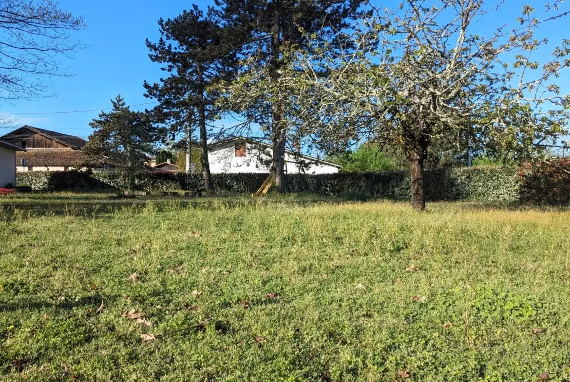 Terrain constructible de 650 m² à Barsac - Environnement calme et possibilité de projets divers 