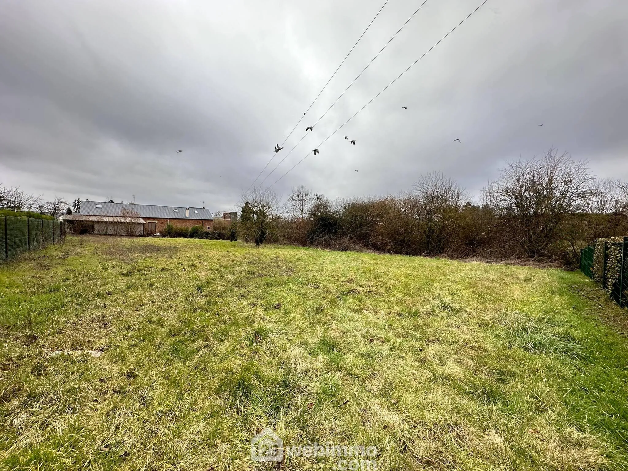Terrain à bâtir de 1240 m² à Aulnois S/ Laon – Façade 46 m 
