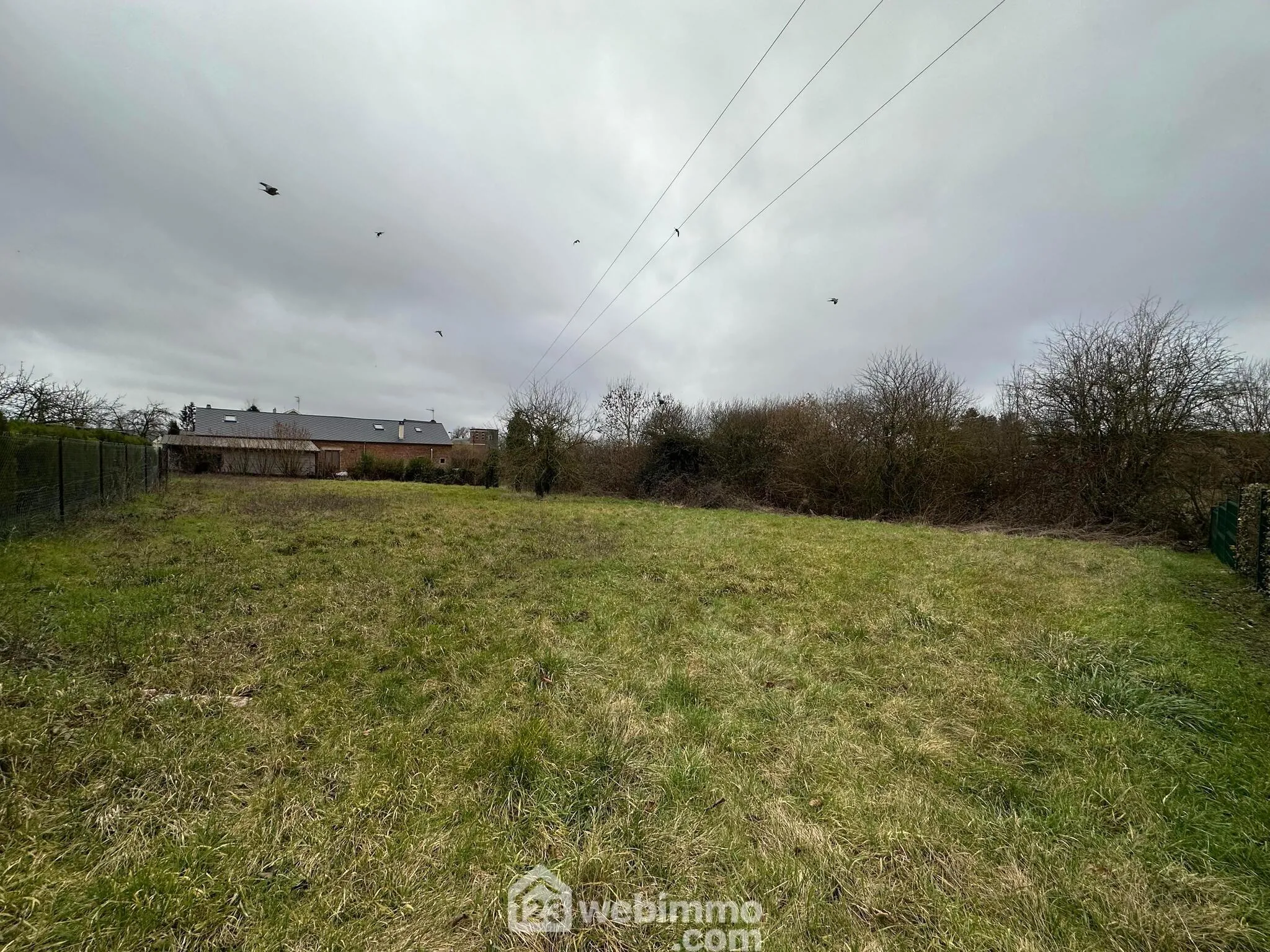 Terrain à bâtir de 1240 m² à Aulnois S/ Laon – Façade 46 m 