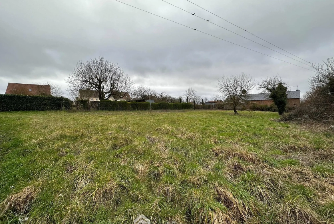 Terrain à bâtir de 1240 m² à Aulnois S/ Laon – Façade 46 m 