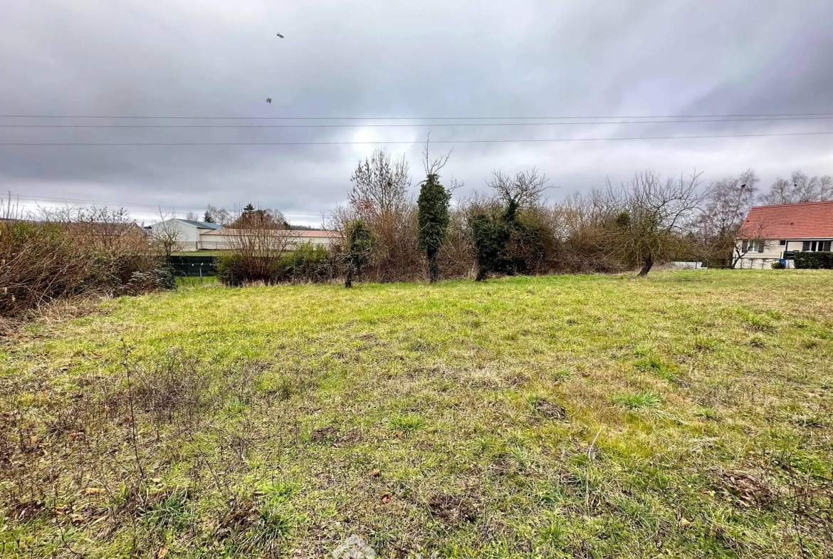 Terrain à bâtir de 1240 m² à Aulnois S/ Laon – Façade 46 m 