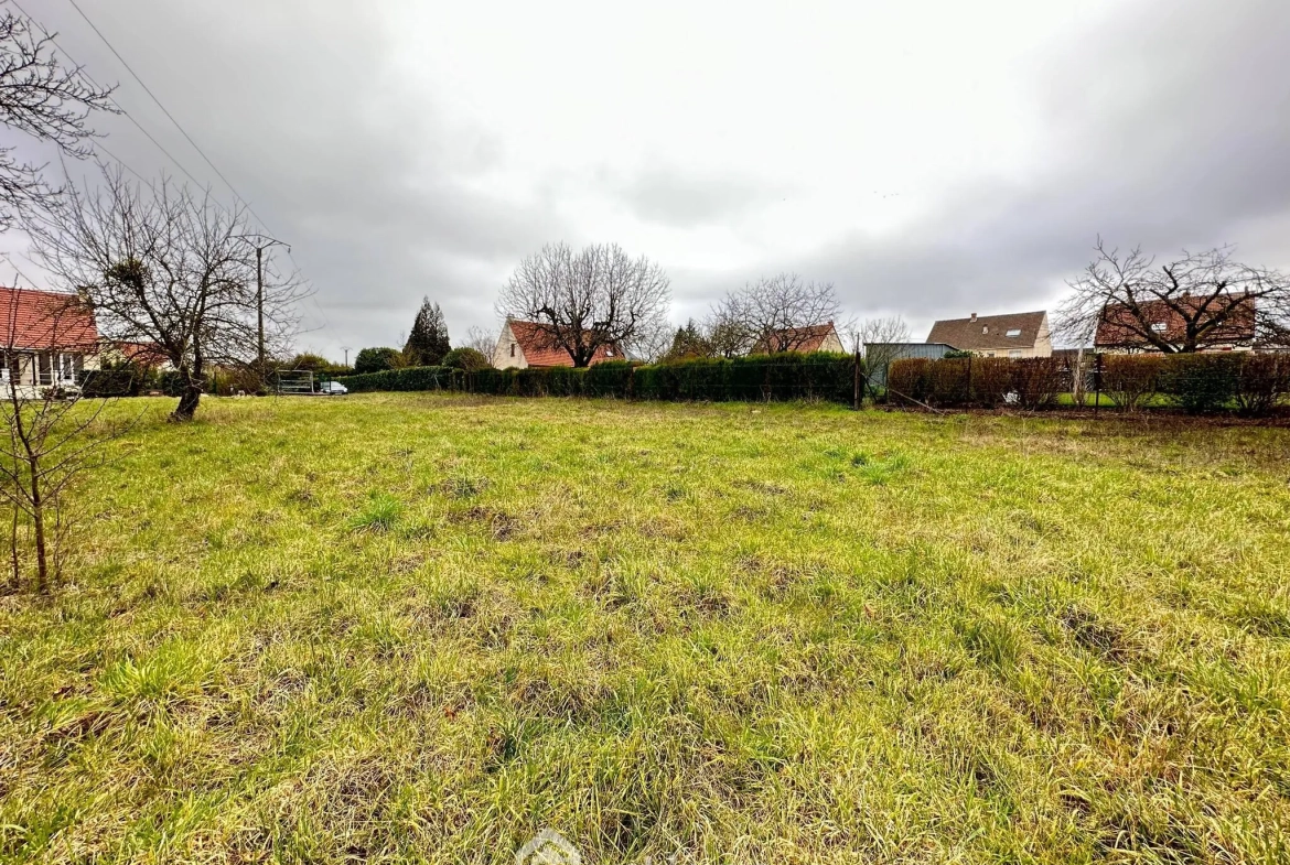 Terrain à bâtir de 1240 m² à Aulnois S/ Laon – Façade 46 m 