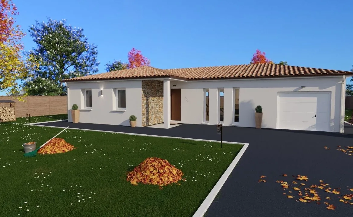 Maison neuve Capri 102 m² avec 4 chambres à Availles-en-Châtellerault - Confort et modernité 