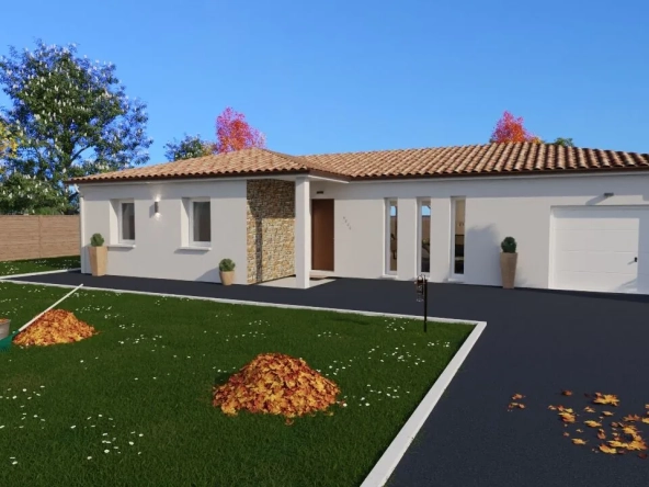 Maison neuve Capri 102 m² avec 4 chambres à Availles-en-Châtellerault - Confort et modernité