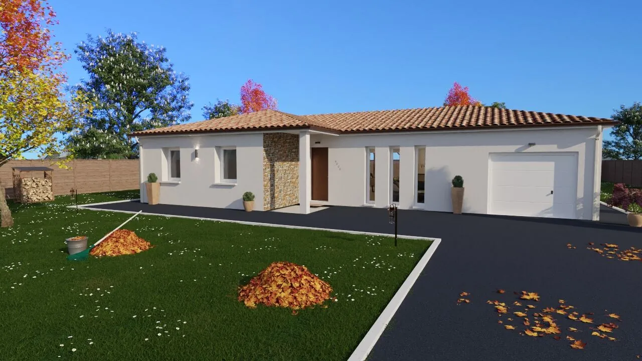 Maison neuve Capri 102 m² avec 4 chambres à Availles-en-Châtellerault - Confort et modernité 