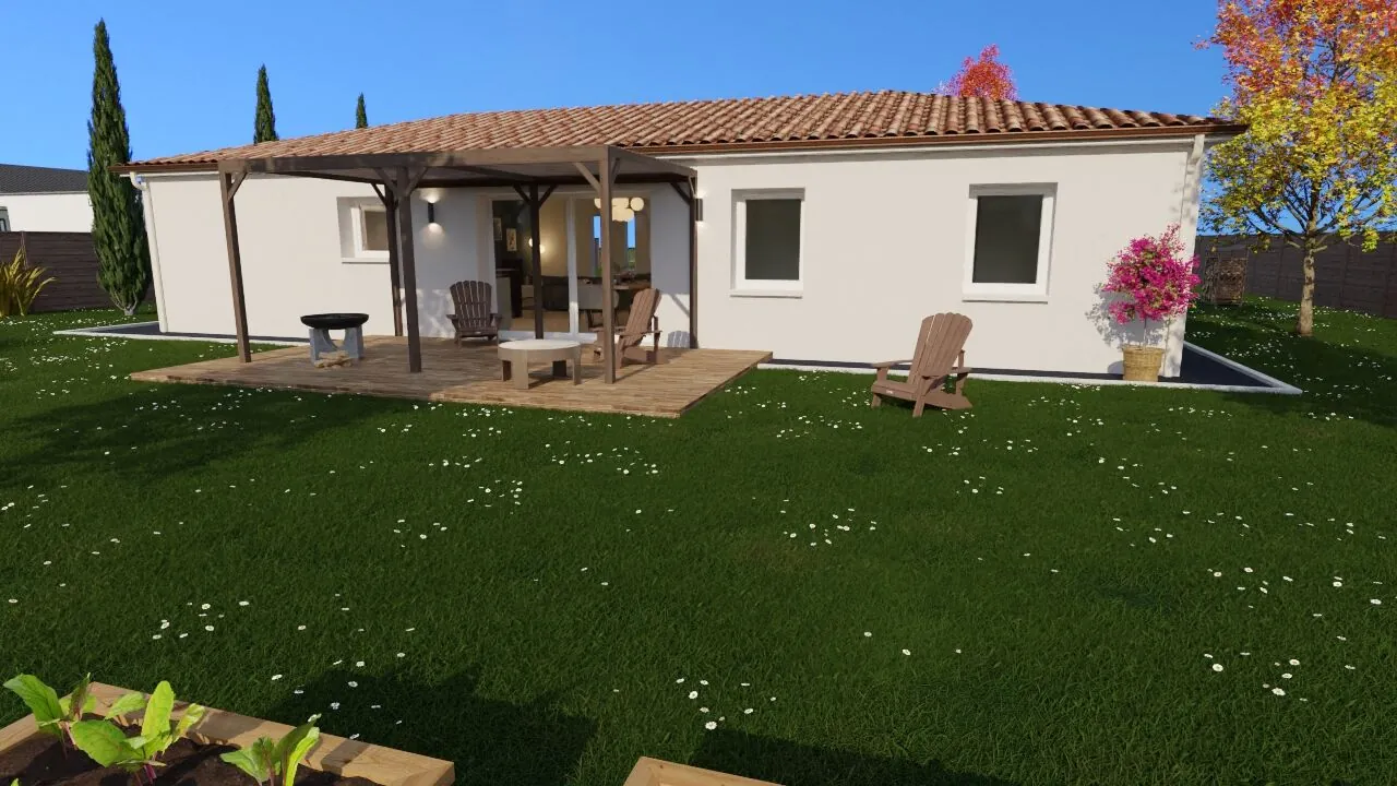 Maison neuve Capri 102 m² avec 4 chambres à Availles-en-Châtellerault - Confort et modernité 