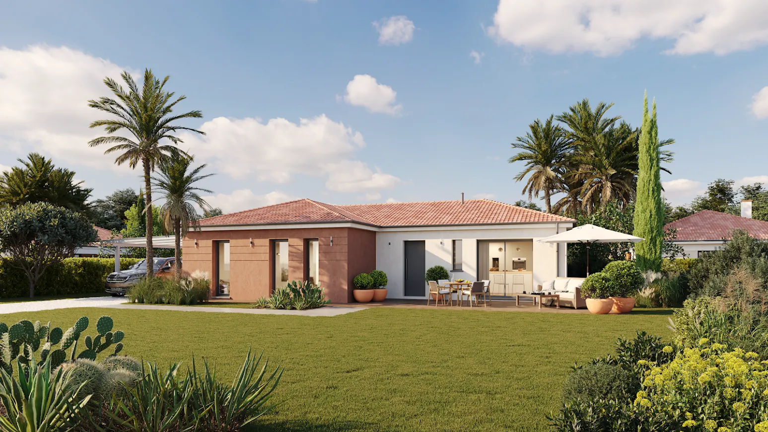 Belle maison neuve de 90 m² à Créon avec vue sur les vignes 