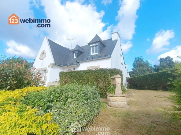 Belle maison néo-bretonne de 113 m² à Chatelaudren-Plouagat, 4 chambres, jardin clos, proche commodités