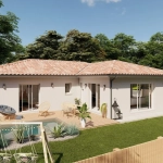 Projet maison moderne 3 chambres à Saint Paul Les Dax – Terrain et Construction Personnalisés