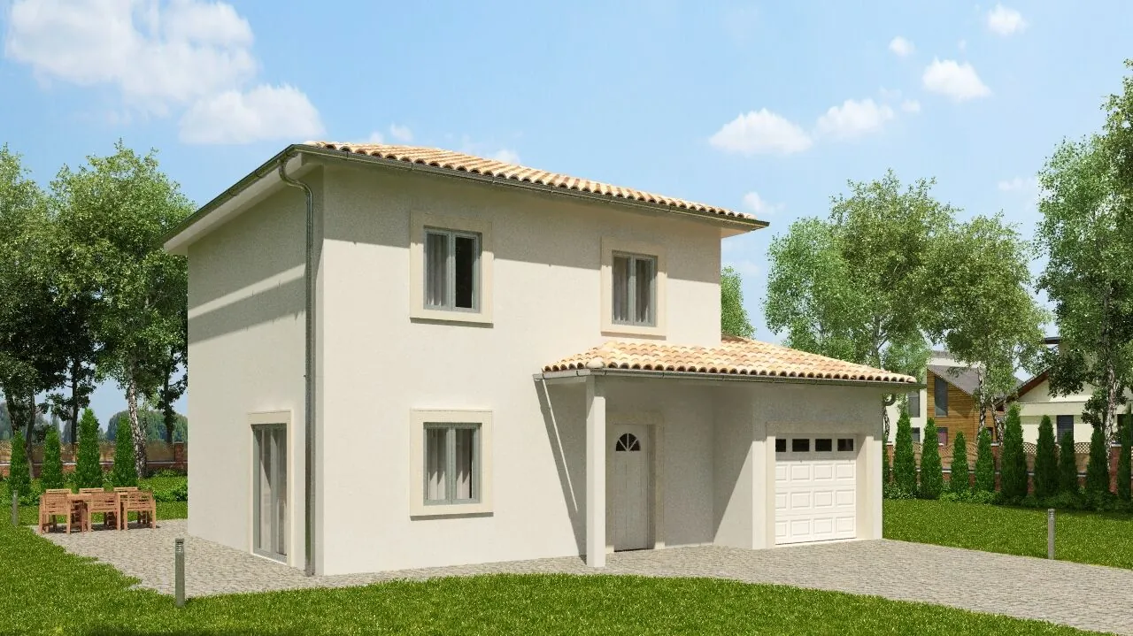 Construction d'une villa moderne à Replonges près de Macon – Offre clé en main en 2024 