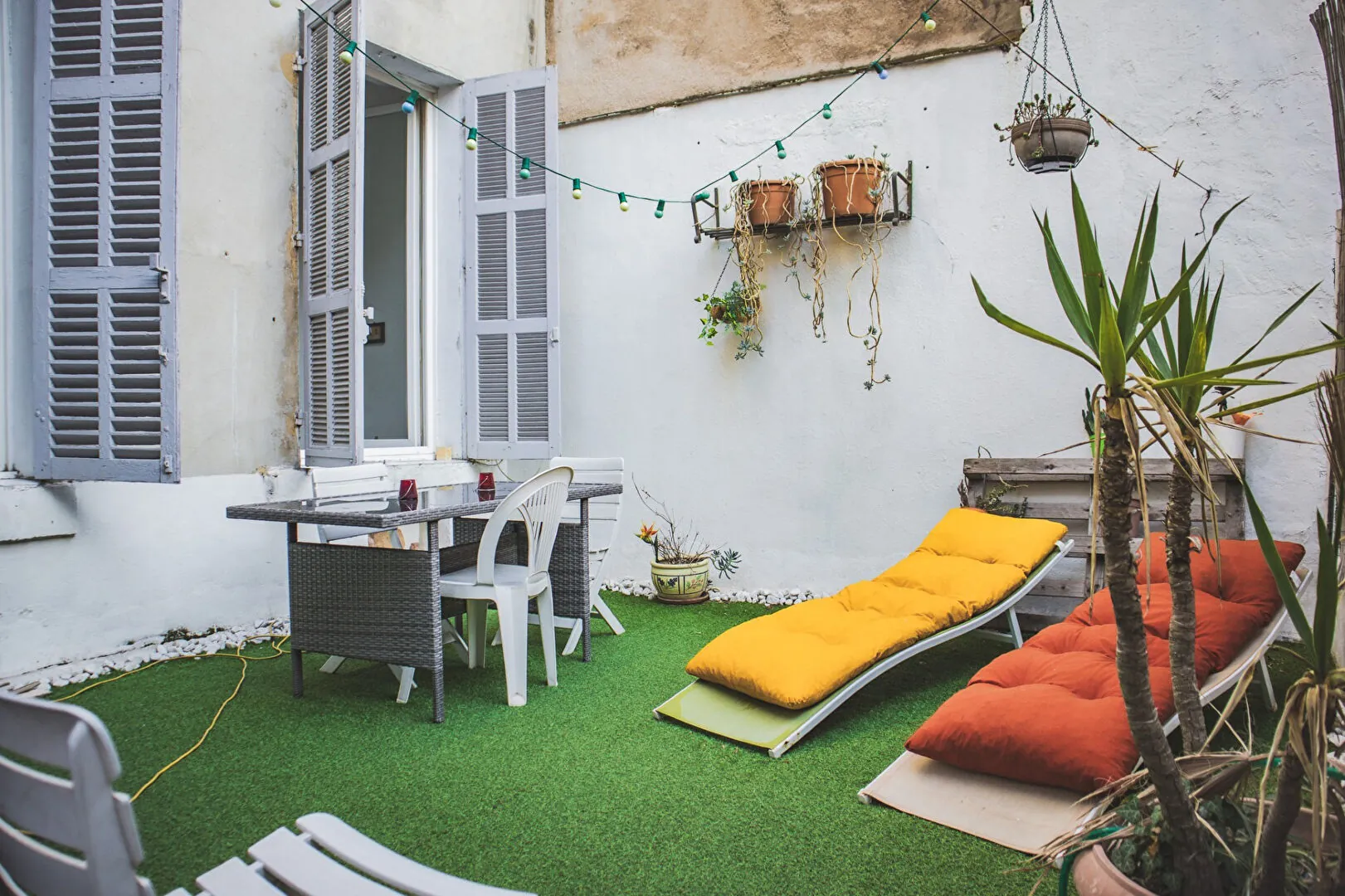Appartement T1 bis avec terrasse exceptionnelle à Marseille 6ème 
