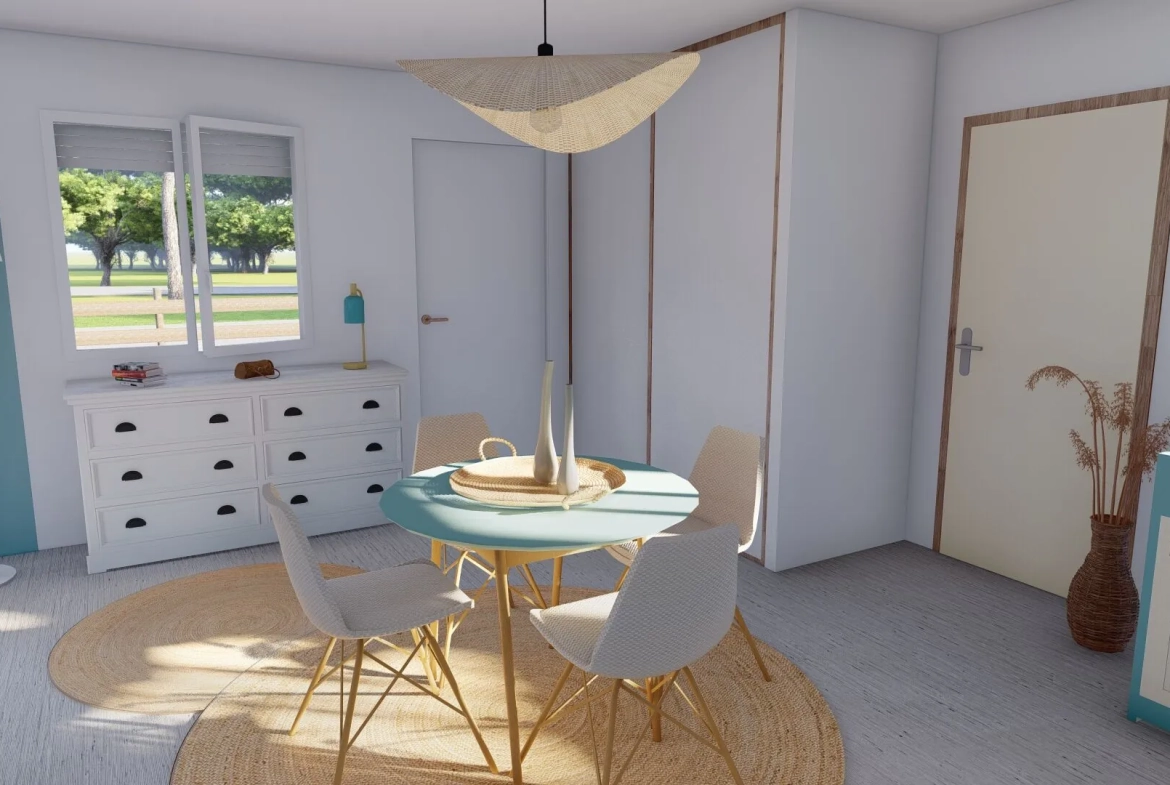 Maison neuve à Gabarret avec 2 chambres et garage, terrain 700 m² 