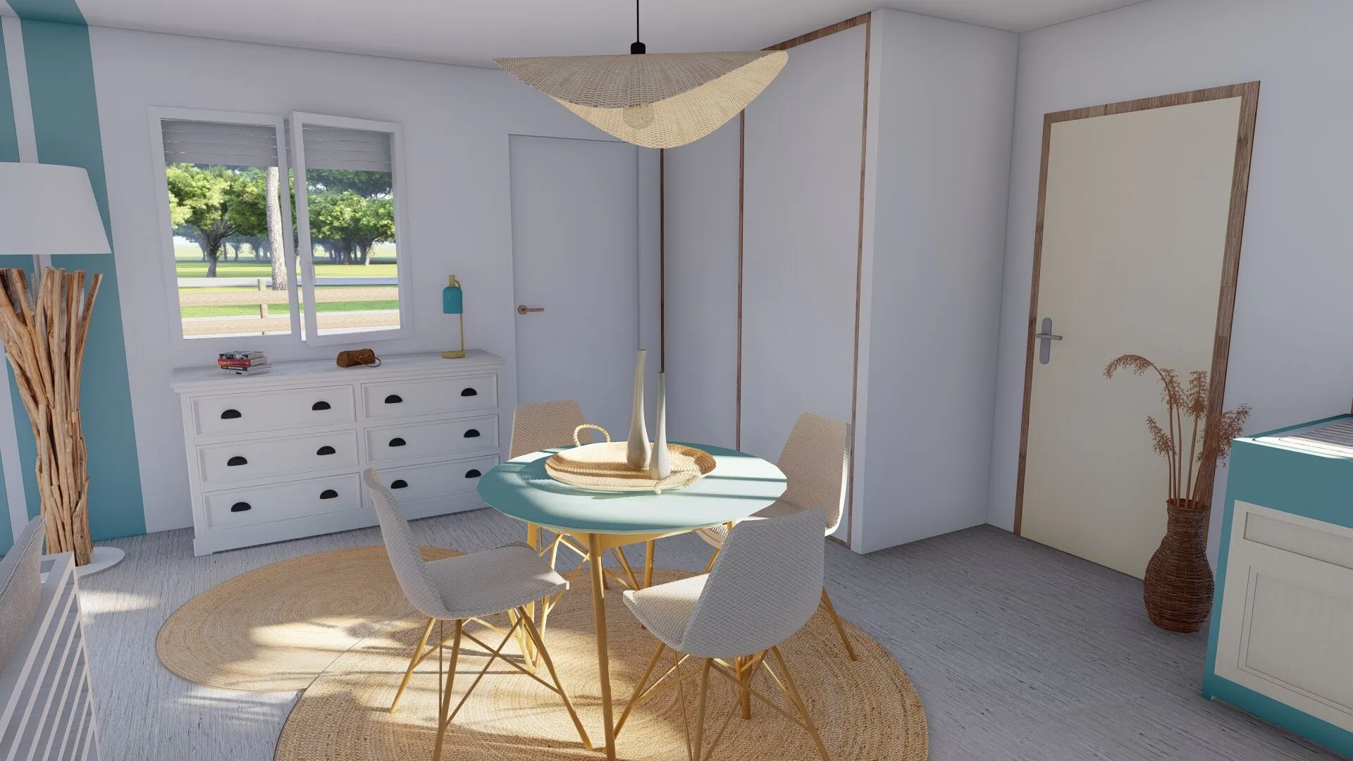 Maison neuve à Gabarret avec 2 chambres et garage, terrain 700 m² 