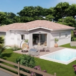 Terrain constructible de 560 m² et maison de 60 m² à Saint-Sever - Résidence calme et proche des services