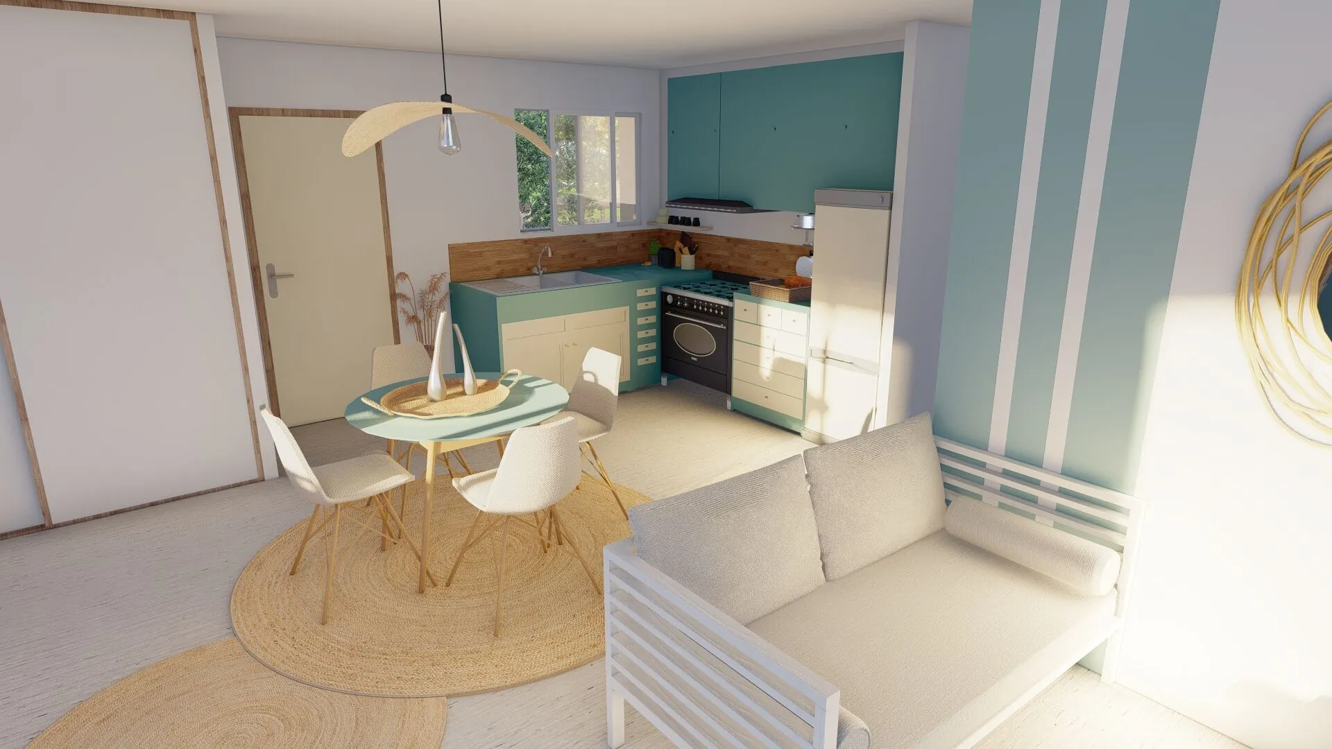 Terrain constructible de 560 m² et maison de 60 m² à Saint-Sever - Résidence calme et proche des services 