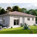 Maison moderne 3 chambres à Bergerac sur terrain de 700 m²