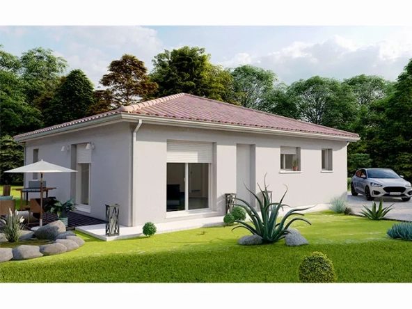 Maison moderne 3 chambres à Bergerac sur terrain de 700 m²