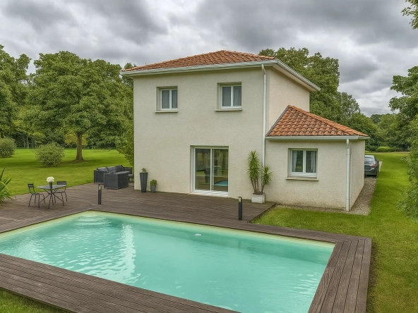 Construction de maison neuve de 90 m² au Grand Lemps sur terrain de 530 m²