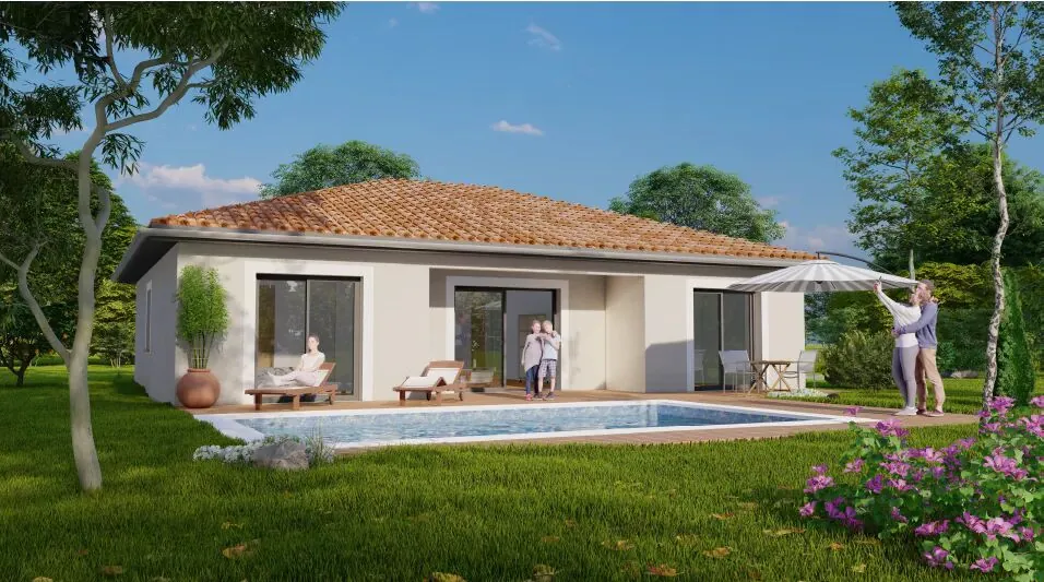Maison neuve moderne à Saint Martin-le-Châtel - 3 chambres et garage 